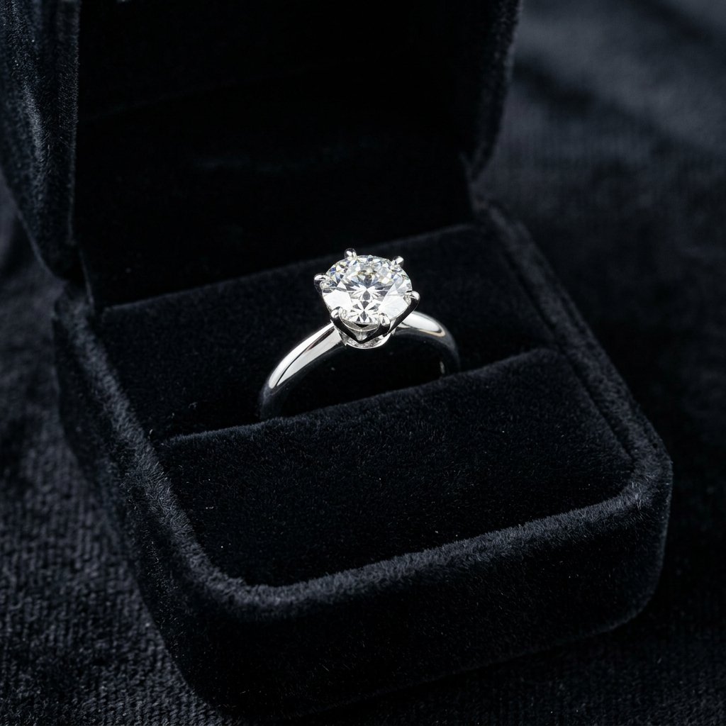 Tiffany Solitaire Diamond Ring